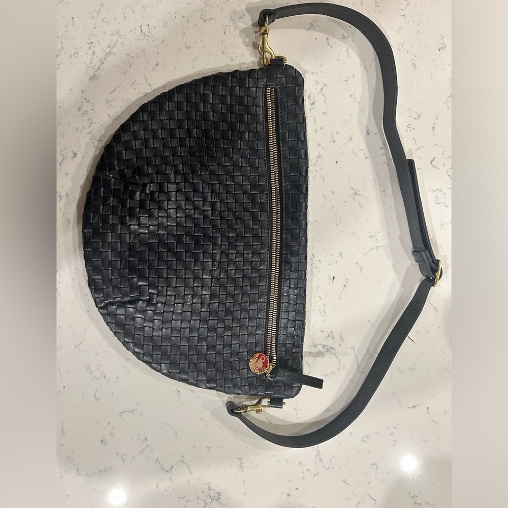 Clare V Twilight woven checker grande fanny-NWT